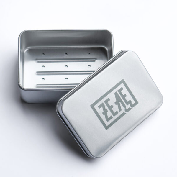 aluminiowa mydelniczka turystyczna