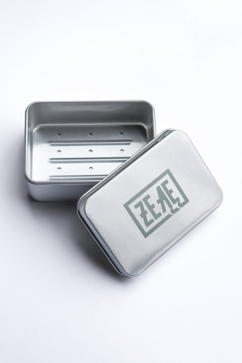 aluminiowa mydelniczka turystyczna